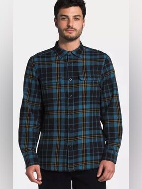 The North Face Arroyo Flannel Long Sleeve Button Down Shirt Size XL
